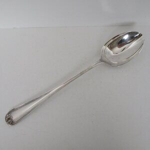 extra large silver serving spoon